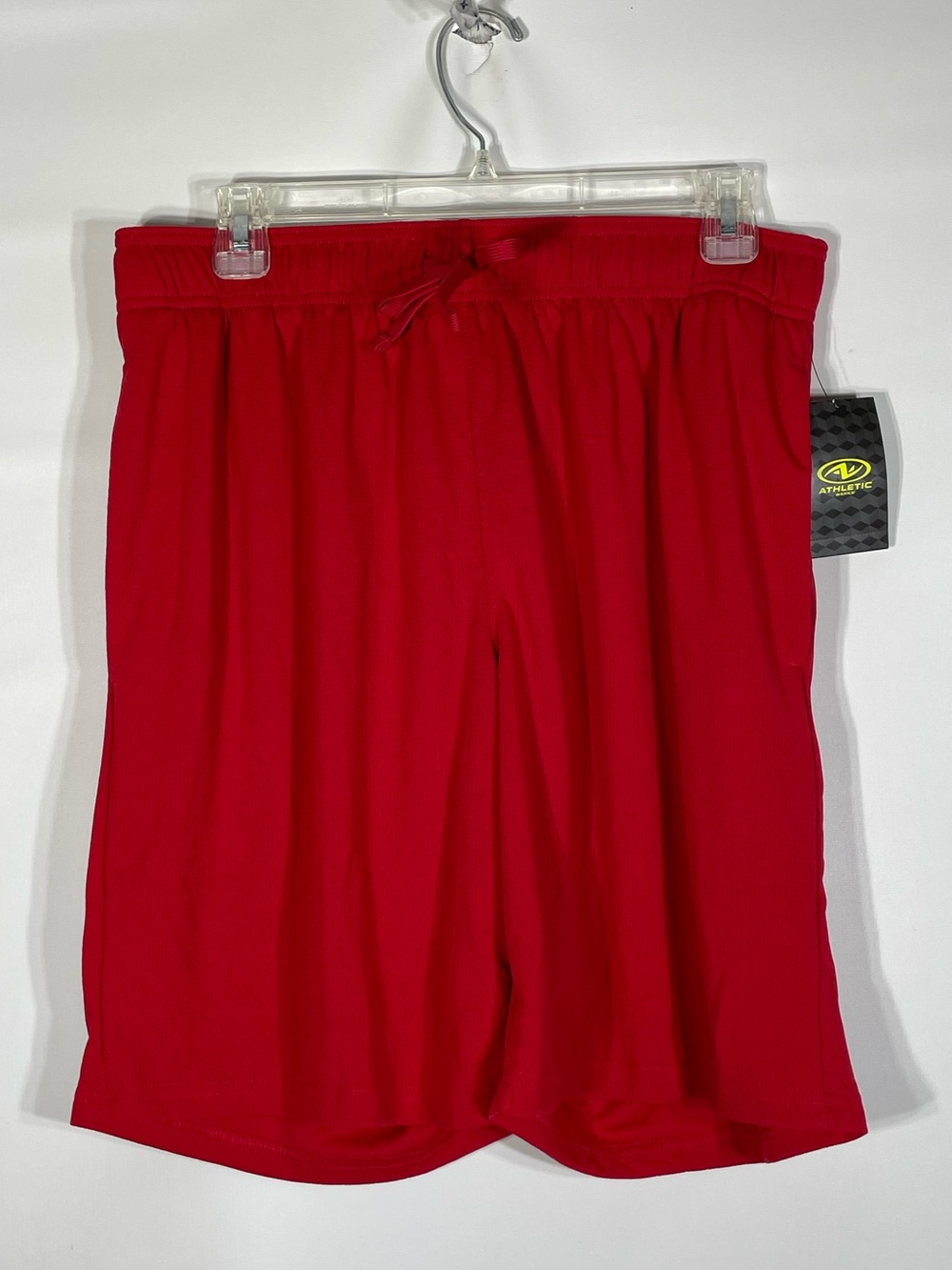 Athletic Works Men's Medium 32-34 Athletic Performance Shorts Red
